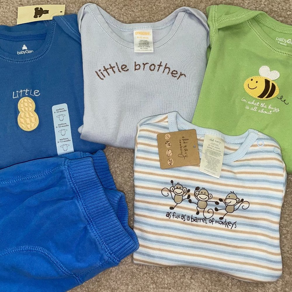Baby GAP Gymboree onesies pants Old Navy onesie 6-12 months